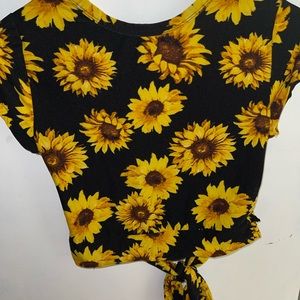 Sunflower Crop Top